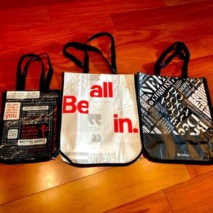 3 Lululemon Reusable Shopping Totes